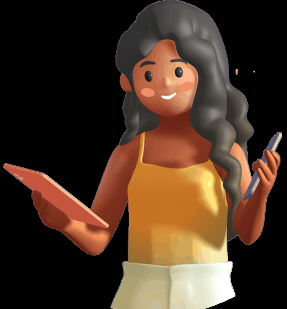 Carla character illustration